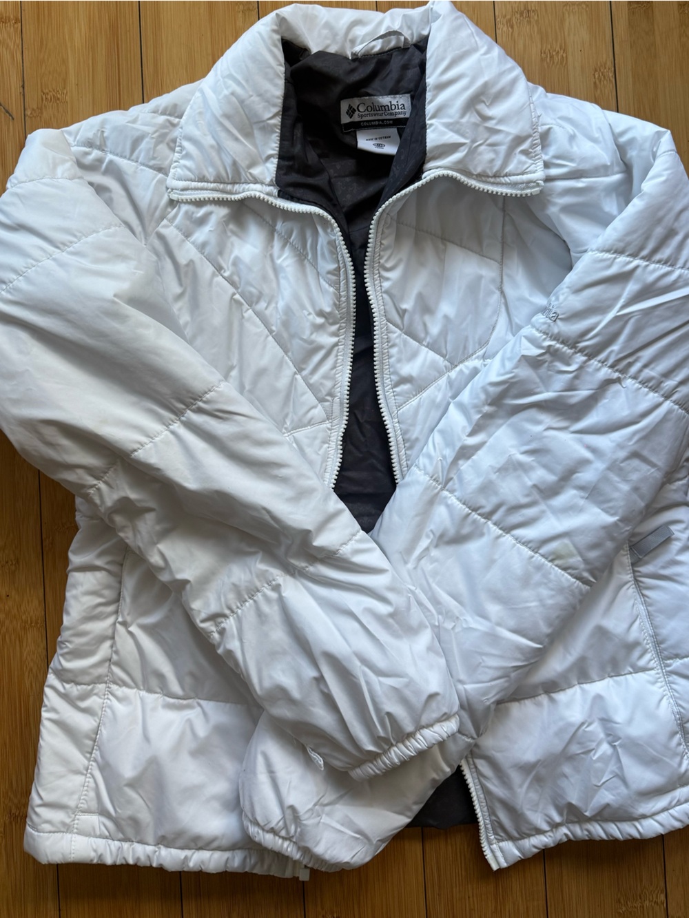 White Columbia Puffer jacket